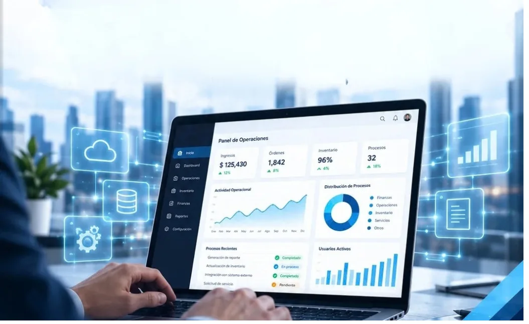 Plataforma y operación empresarial digital